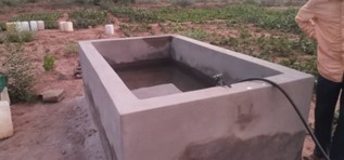 Waterreservoir in Gambia