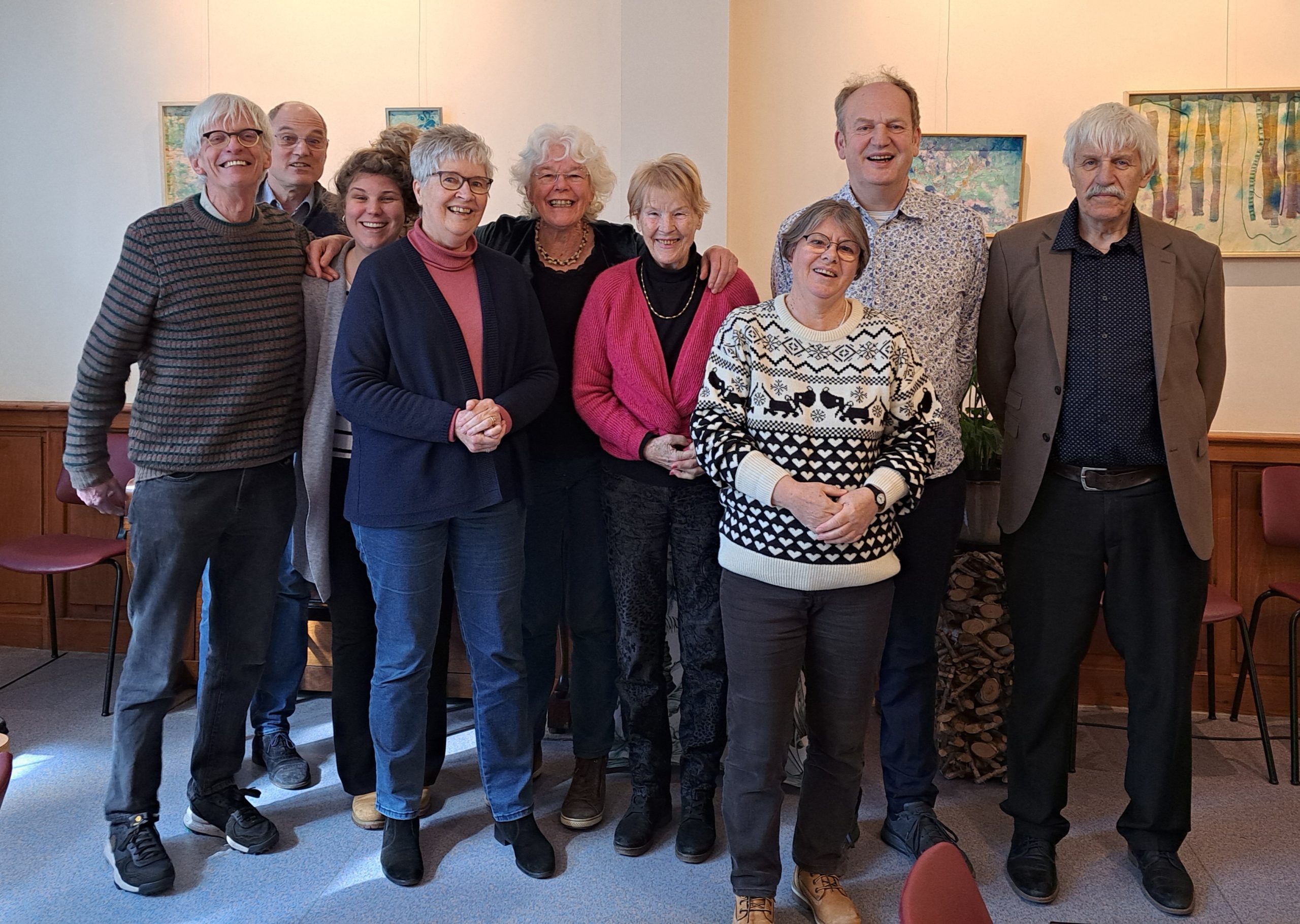 Groepsfoto van de leden vcan het Solidariteitsfonds