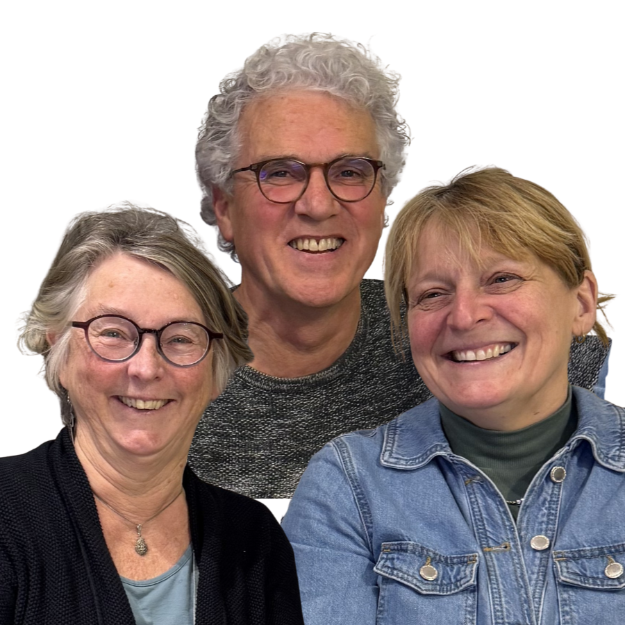 Portret van Marijke, Erzsebet en Herman