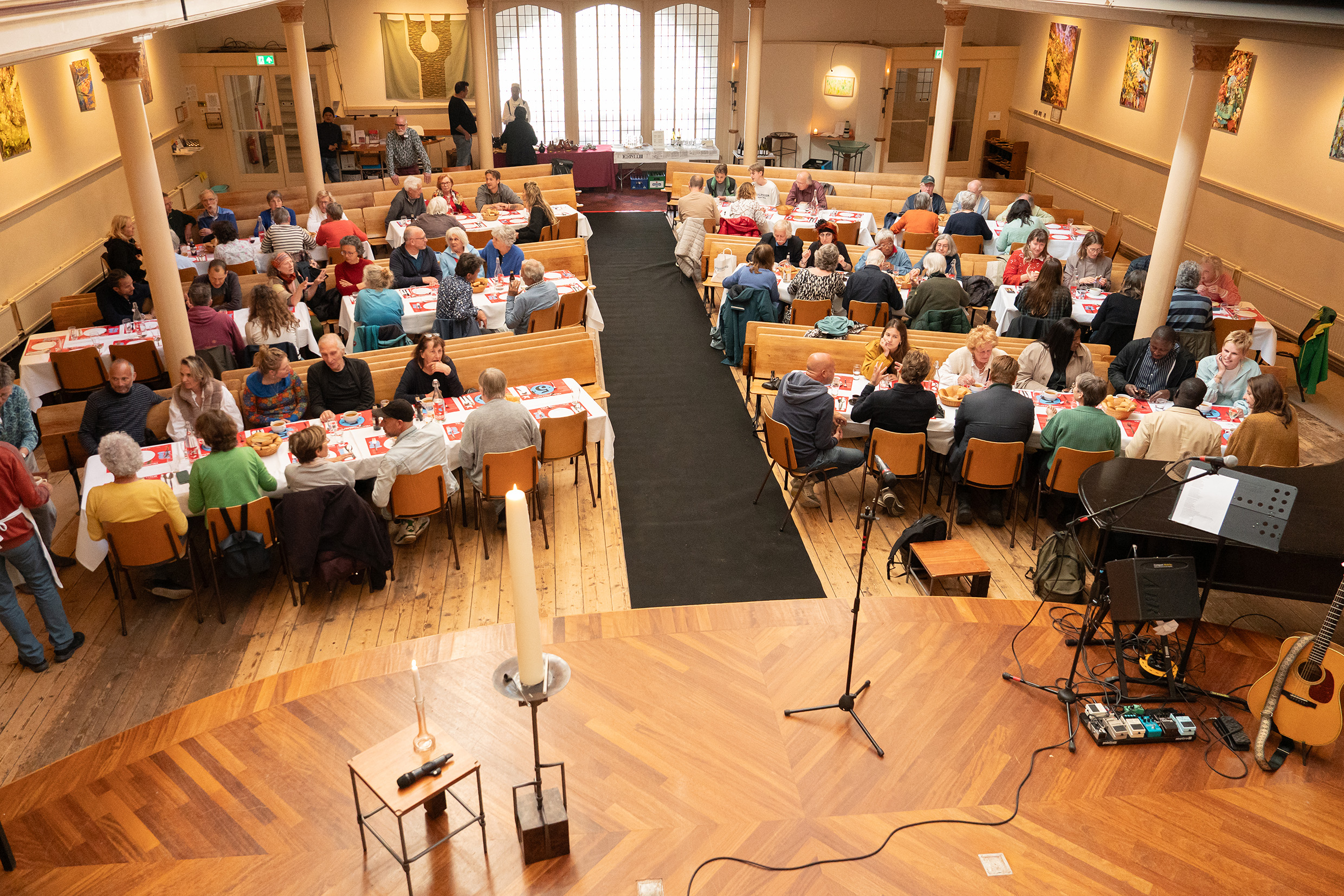 Vrijheidsmaaltijd in de Keizersgrachtkerk