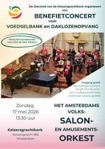 Poster van benefietconcert